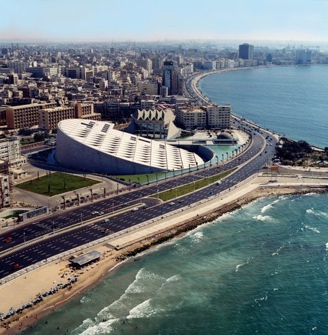 La ville d'Alexandrie en Egypte