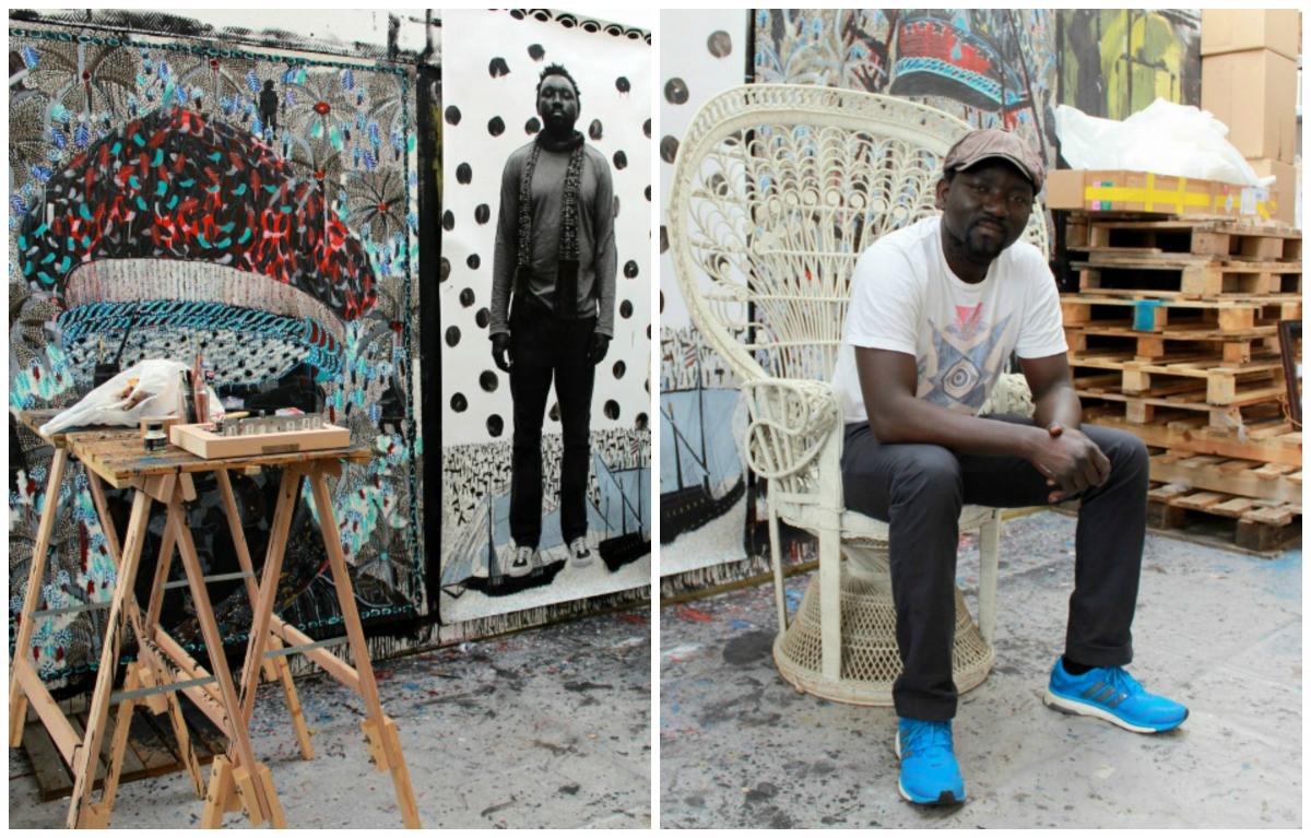 Omar Ba, le peintre dakarois qui a réussi à Genève, au culot