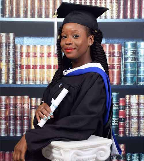 Maryline Natama, africaine et diplômée de la prestigieuse université americaine de Yale