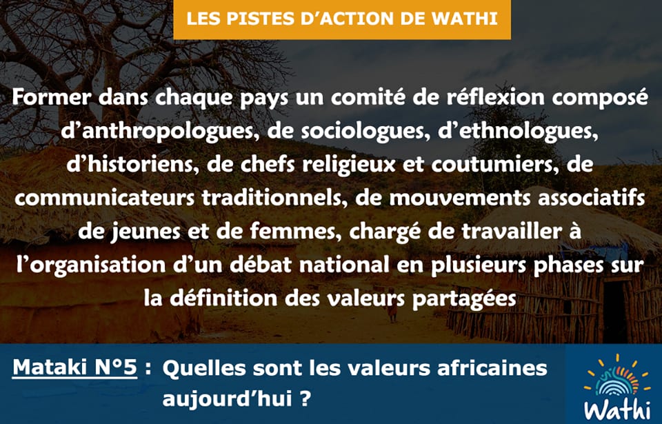 Valeurs africaines, une richesse à préserver