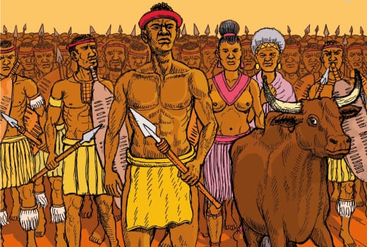 L'épopée du roi Chaka Zoulou racontée en BD !