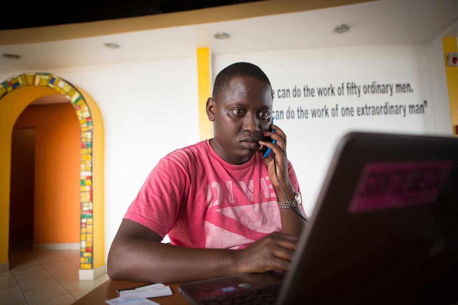 Aphrodice Mutangana, fondateur de KLab, premier hub d'innovation au Rwanda