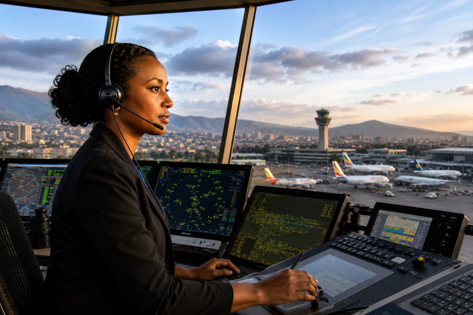 Abeba Haile : dans la tour de contrôle d'Addis-Abeba, une femme guide les avions d'Afrique