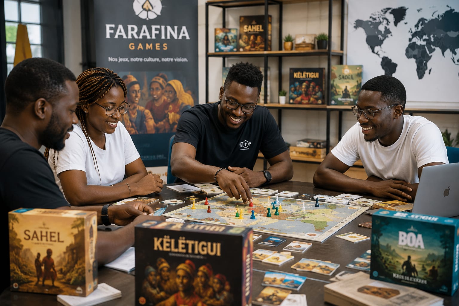 Farafina Games : la startup ivoirienne qui exporte ses jeux de société en Europe